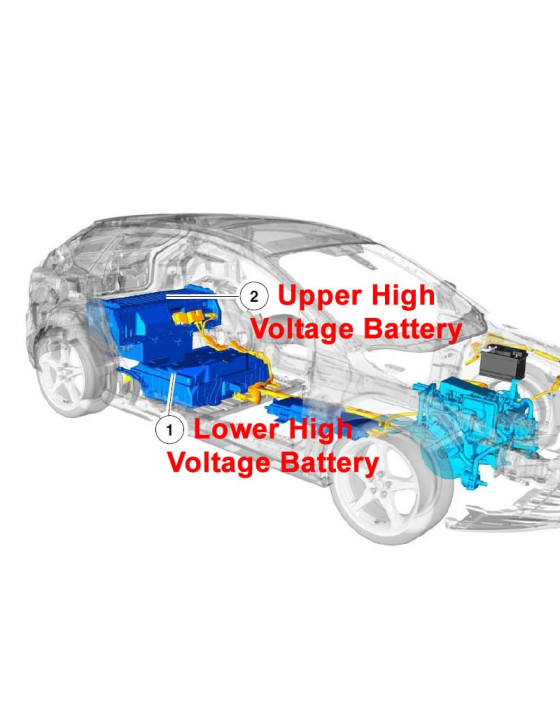 2012-2017 Ford Focus EV Battery Assembly - Upper